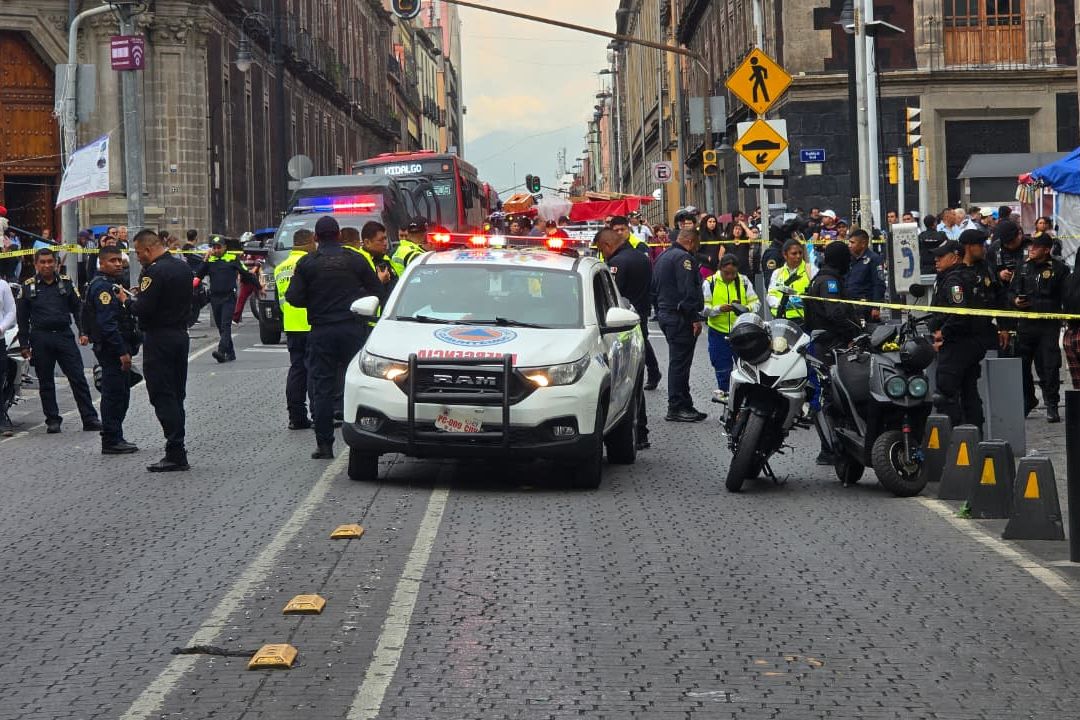 El lugar fue acordonado por elementos de la SSC CDMX. Foto: N+